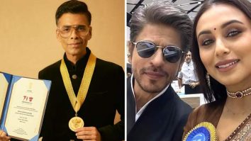 Karan Johar gets emotional winning National Award same year as Shah Rukh Khan and Rani Mukerji: “So emotional to win in the same year…”
