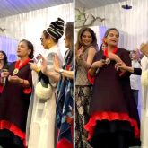 Rekha lights up the dance floor with Madhuri Dixit, Urmila Matondkar and Vidya Balan at Shabana Azmi’s 75th birthday bash; watch
