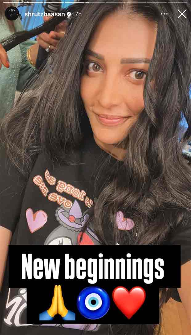 Shruti Haasan wraps up Coolie, teases exciting new project