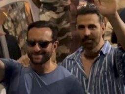 Akshay Kumar & Saif Ali Khan in blue papped together