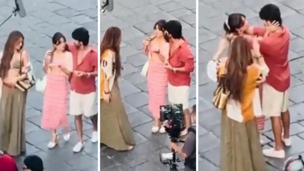 LEAKED footage from Cocktail 2 gives a glimpse of Shahid Kapoor, Kriti Sanon, and Rashmika Mandanna on Sicily streets