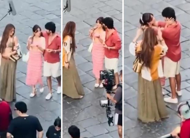 Las imágenes del cóctel 2 dan una idea de Shaheed Kapoor, Worms Sanon y Rashmika Mandana en Sicily Street