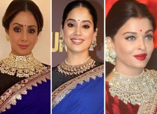 Janhvi channels Sridevi in royal blue at Homebound premiere, But the missing necklace tells its own story