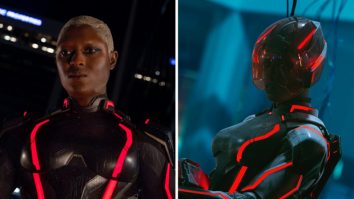 Jodie Turner-Smith talks about playing the fierce warrior Athena in TRON: Ares; says wearing the iconic suit was no easy task