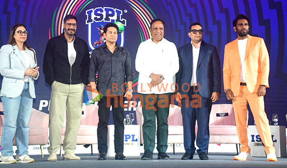 photos ajay devgn sachin tendulkar and others attend the indian street premiere league press announcement 2 3