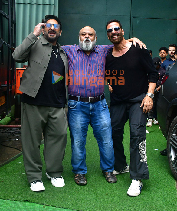 photos akshay kumar arshad warsi and saurabh shukla snapped promoting jolly llb 3 4