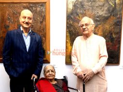 Photos: Anupam Kher inaugurates Parallel Retrospectives of Padmashri Ratan Parimoo and Naina Dalal at NGMA