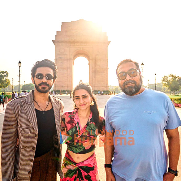 Photos: Anurag Kashyap, Aaishvary Thackeray and Vedika Pinto snapped promoting Nishaanchi at Delhi’s iconic landmarks