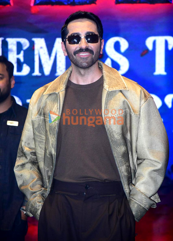 photos ayushmann khurrana shraddha kapoor dinesh vijan amar kaushik niren bhatt and others grace the trailer launch of thamma 1