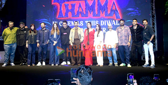 photos ayushmann khurrana shraddha kapoor dinesh vijan amar kaushik niren bhatt and others grace the trailer launch of thamma 7