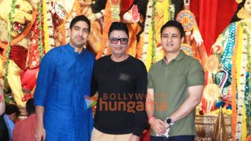 Photos: Bhushan Kumar and Ayan Mukerji snapped at a Durga Puja Pandal