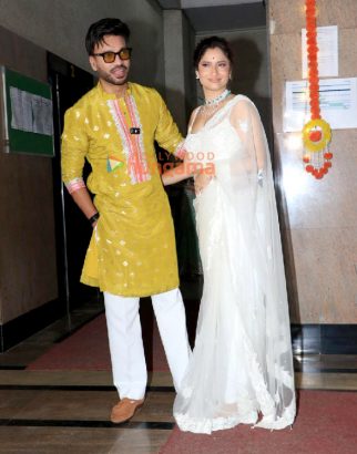 Photos: Celebs grace Ankita Lokhande and Vicky Jain’s Gauri Ganpati celebrations