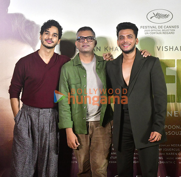 Photos: Ishaan Khatter, Vishal Jethwa and Neeraj Ghaywan snapped at the Homebound press conference Photos: Ishaan Khatter, Vishal Jethwa and Neeraj Ghaywan snapped at the Homebound press conference