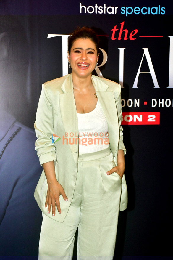 photos kajol jisshu sengupta and umesh bist snapped at the promotions of the trial season 2 5