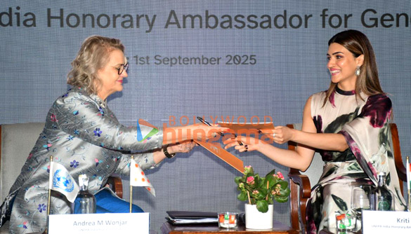 photos kriti sanon conferred as unfpa indias honorary ambassador for gender equality at taj lands end mumbai 3