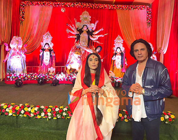photos rahul roy and sister priyanka snapped at the indian bangla club durga puja pandal 3