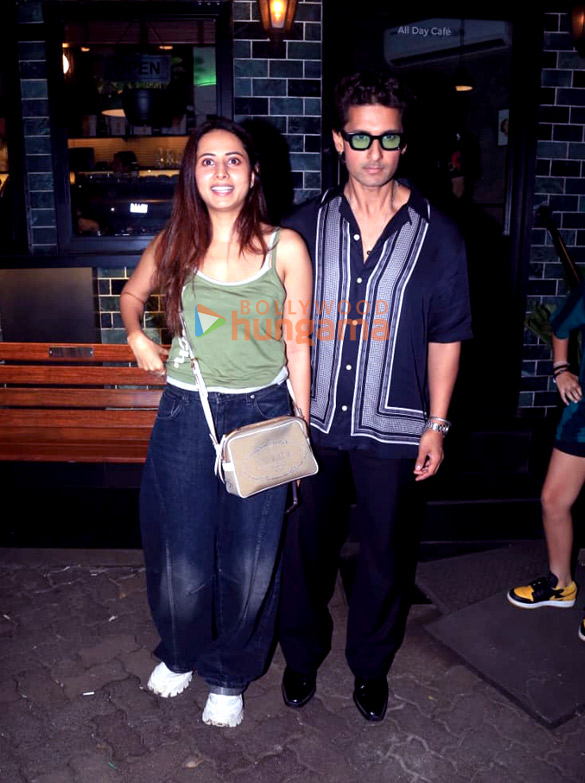 photos ravi dubey and sargun mehta snapped at boojee cafe in bandra 3