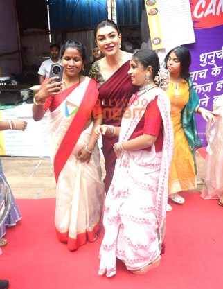 Photos: Sushmita Sen, Bipasha Basu and Karan Singh Grover snapped at a Durga Puja Pandal