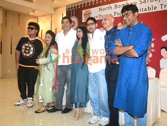 Photos: Tanishaa Mukerji, Ayan Mukerji and others snapped at North Bombay Sarbojanin Durga Puja 2025 press meet Photos: Tanishaa Mukerji, Ayan Mukerji and others snapped at North Bombay Sarbojanin Durga Puja 2025 press meet