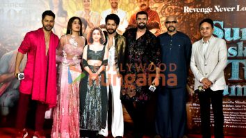 Photos: Varun Dhawan, Janhvi Kapoor and others snapped at Sunny Sanskari Ki Tulsi Kumari trailer launch