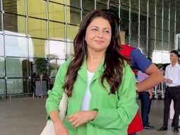 Everygreen & stylish Bhagyashree snapped at the airport
