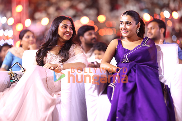 shalini pandey at the audio launch of the film idli kadai 3