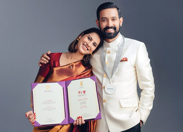Vikrant Massey pens heartfelt thank you after winning first National Award for 12th Fail; wife Sheetal Thakur turns "loudest cheerleader"