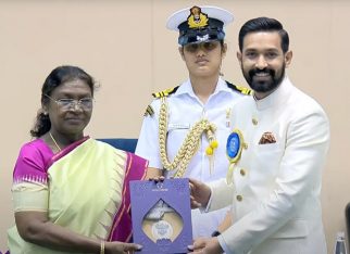 Vikrant Massey honoured with the National Award by President of India at Rashtrapati Bhavan