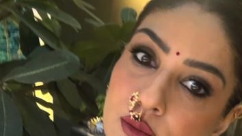 Raveena Tandon offer prayers at Pune’s Bhausaheb Rangari Ganpati Mandal, applies tika on dog; watch