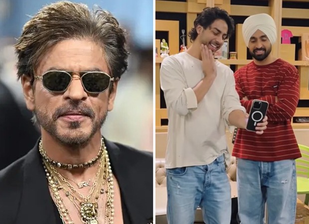 शाहरुख खान ने बॉलीवुड के बैड्स से दिलजीत दोसांझी रिकॉर्डिंग 'तेनु की पता' के साथ कैमरे के पीछे आर्यन खान की दुर्लभ झलक गिरा दी