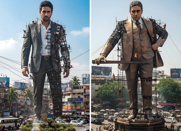 From Screen To Statue: Abhishek Bachchan honoured with giant statues inspired by his memorable roles