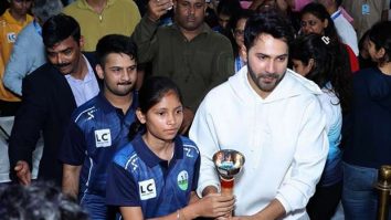 Varun Dhawan spreads smiles at sports event for Cancer warriors