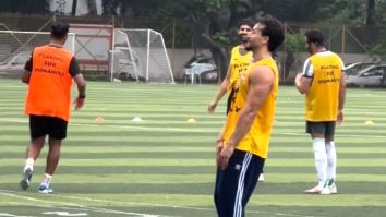 Football bug! Tiger Shroff