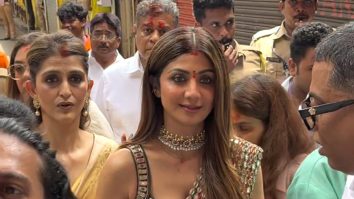 Shilpa Shetty all glammed up for Bappa Darshan