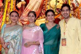 Rani Mukerji, Kajol and others snapped at 79th North Bombay Sarbojanin Durga Puja