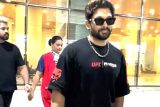 Allu Arjun’s airport arrival