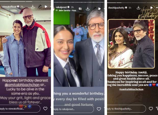Amitabh Bachchan turns 83: Nimrat Kaur, Kriti Sanon, Milap Zaveri, Farhan Akhtar and other celebs send love to Big B! 