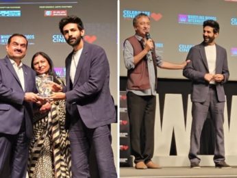 EXCLUSIVE: Kartik Aaryan, Rajkumar Hirani honoured by Gautam Adani at Subhash Ghai’s Whistling Woods International; Hirani hails Adani’s speech: “I would call it the SHOLAY of speeches!” EXCLUSIVE: Kartik Aaryan, Rajkumar Hirani honoured by Gautam Adani at Subhash Ghai’s Whistling Woods International; Hirani hails Adani’s speech: “I would call it the SHOLAY of speeches!”