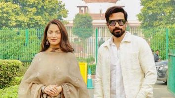 Emraan Hashmi and Yami Gautam Dhar kickstart Delhi promotions, visit Supreme Court of India to recreate poster