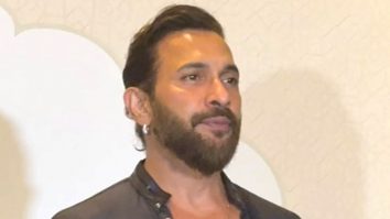 Handsome in metallic blue kurta! Terence Lewis