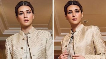 Kriti Sanon stuns in Kunal Rawal’s modern silk dhoti and bandhgala at World Health Summit 2025, Berlin