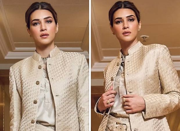 Kriti Sanon stuns in Kunal Rawal’s modern silk dhoti and bandhgala at World Health Summit 2025, Berlin