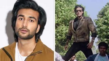 Meezaan Jafri recreates Ajay Devgn’s iconic Phool Aur Kaante pose in De De Pyaar De 2; opens up at the Delhi trailer launch: “I was nervous; Ajay Devgn sir helped me…”