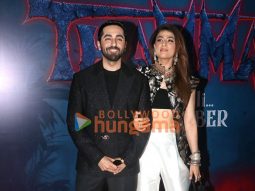 Photos: Ayushmann Khurrana, Rashmika Mandanna, Varun Dhawan and others grace the special screening of Thamma