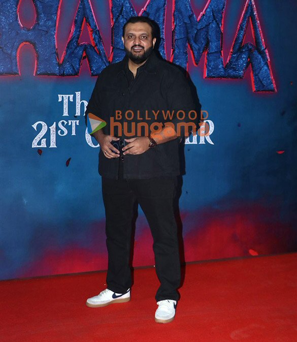 photos ayushmann khurrana rashmika mandanna varun dhawan and others grace the special screening of thamma 15