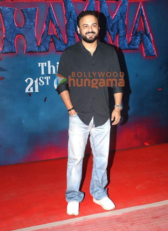 photos ayushmann khurrana rashmika mandanna varun dhawan and others grace the special screening of thamma 7