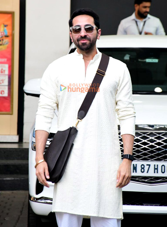 photos ayushmann khurrana rashmika mandanna and dinesh vijan snapped at kalina airport 1