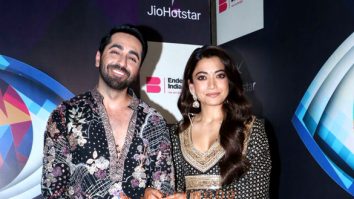 Photos: Ayushmann Khurrana, Rashmika Mandanna and Nawazuddin Siddiqui snapped promoting Thamma on the sets of Bigg Boss 19