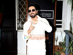 Photos: Ayushmann Khurrana and Nawazuddin Siddiqui snapped promoting their film Thamma