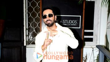 Photos: Ayushmann Khurrana and Nawazuddin Siddiqui snapped promoting their film Thamma